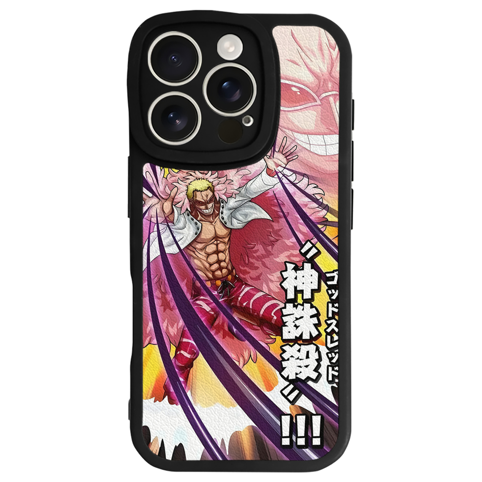 （画像用） ワンピース ONE PIECE 【iPhone 16シリーズ対応】シリコンスマホケース（レザー調） 材質：シリコン